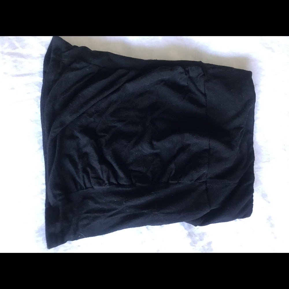 Free People Black Cotton Skirt